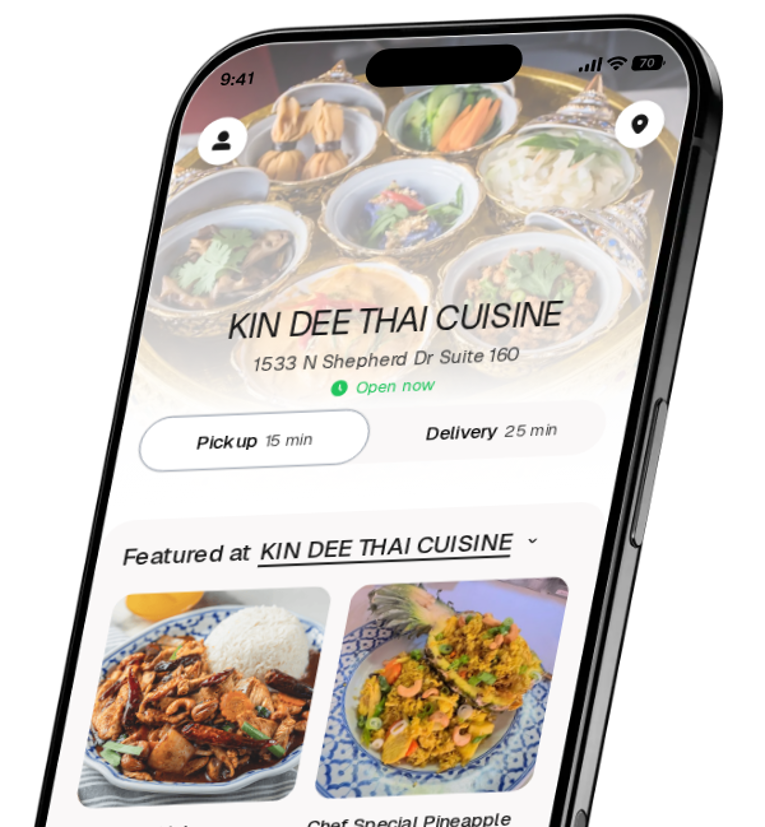 KIN DEE THAI CUISINE app preview