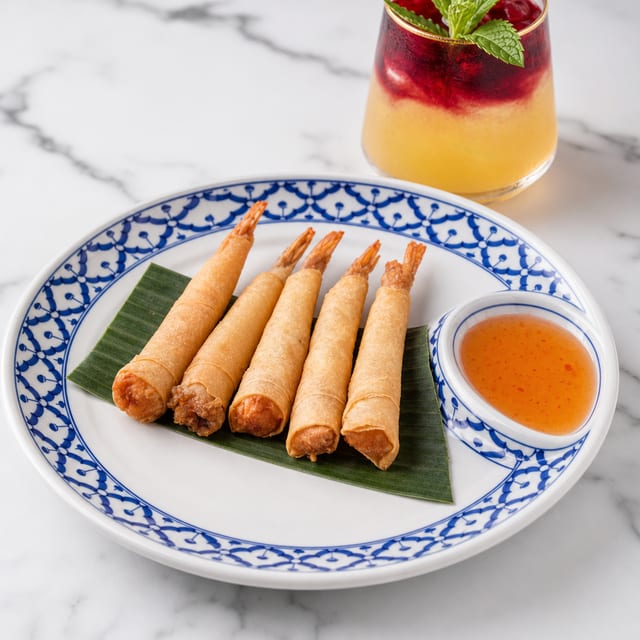 Shrimp in a Blanket.