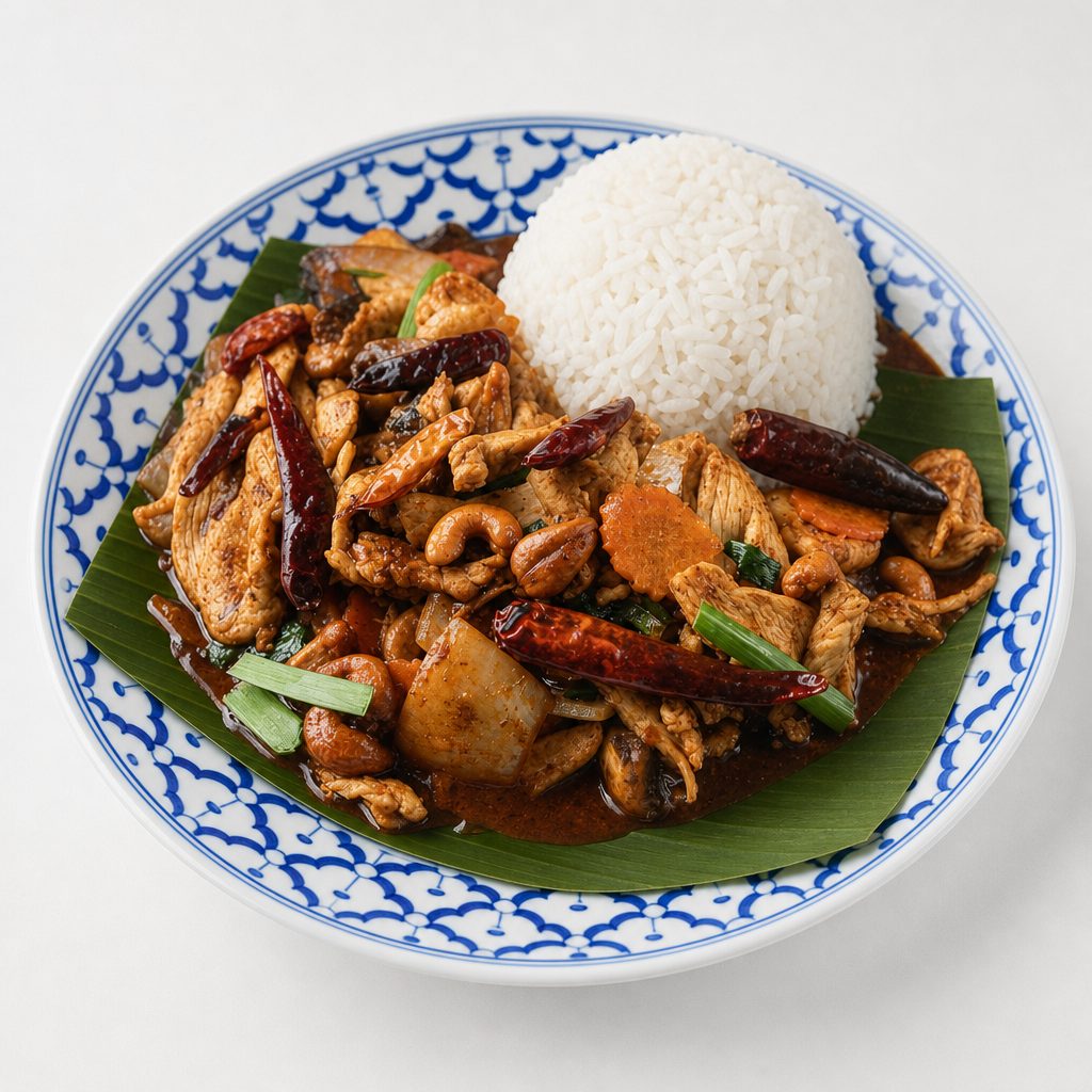 Cashew Chicken.