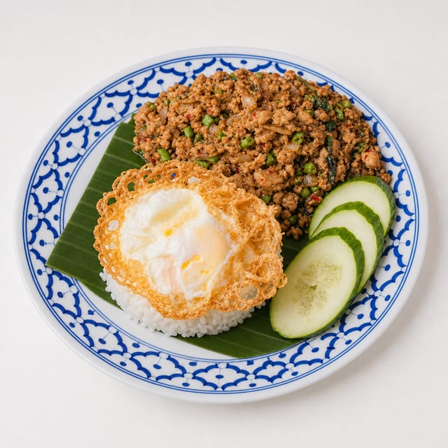 Thai Basil Chicken.