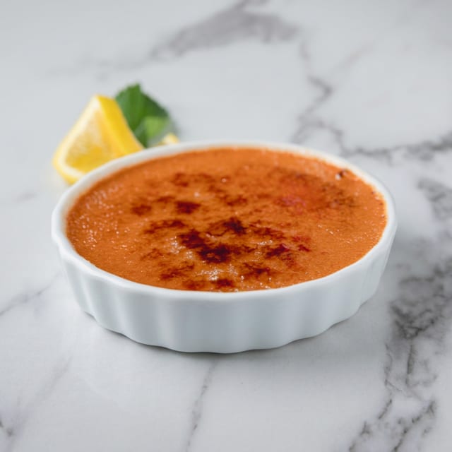 Thai Tea Creme Brulee.