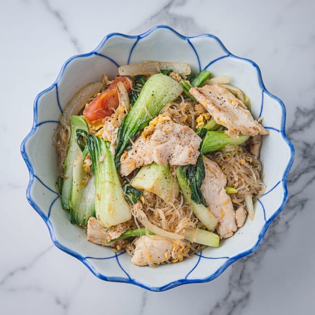 Stir Fried Glass Noodles.