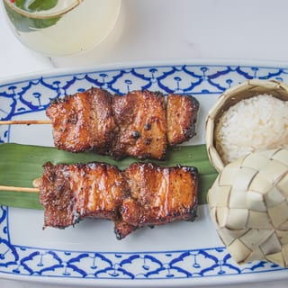 Grilled Pork Belly Skewers